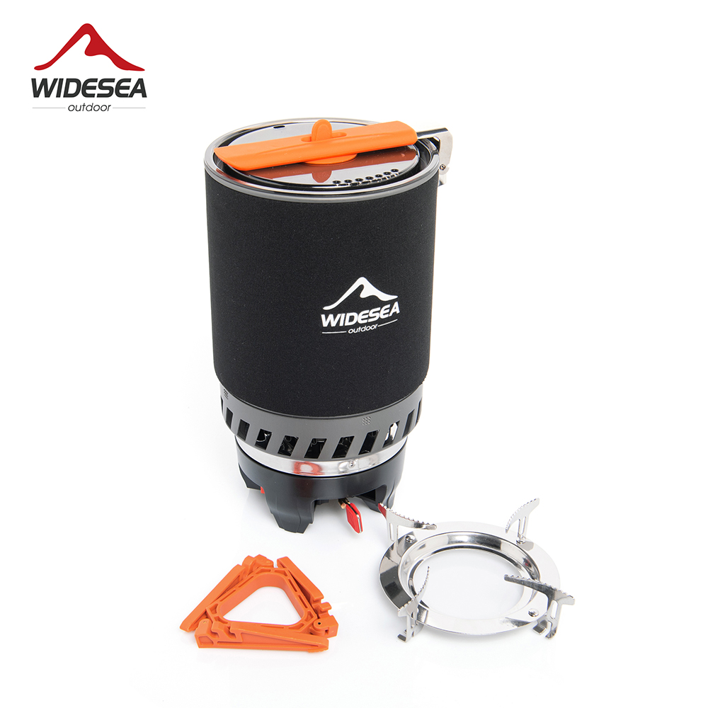 Camping Cooking Set 2 Person - Widesea Camping Cooking System z wymiennikiem