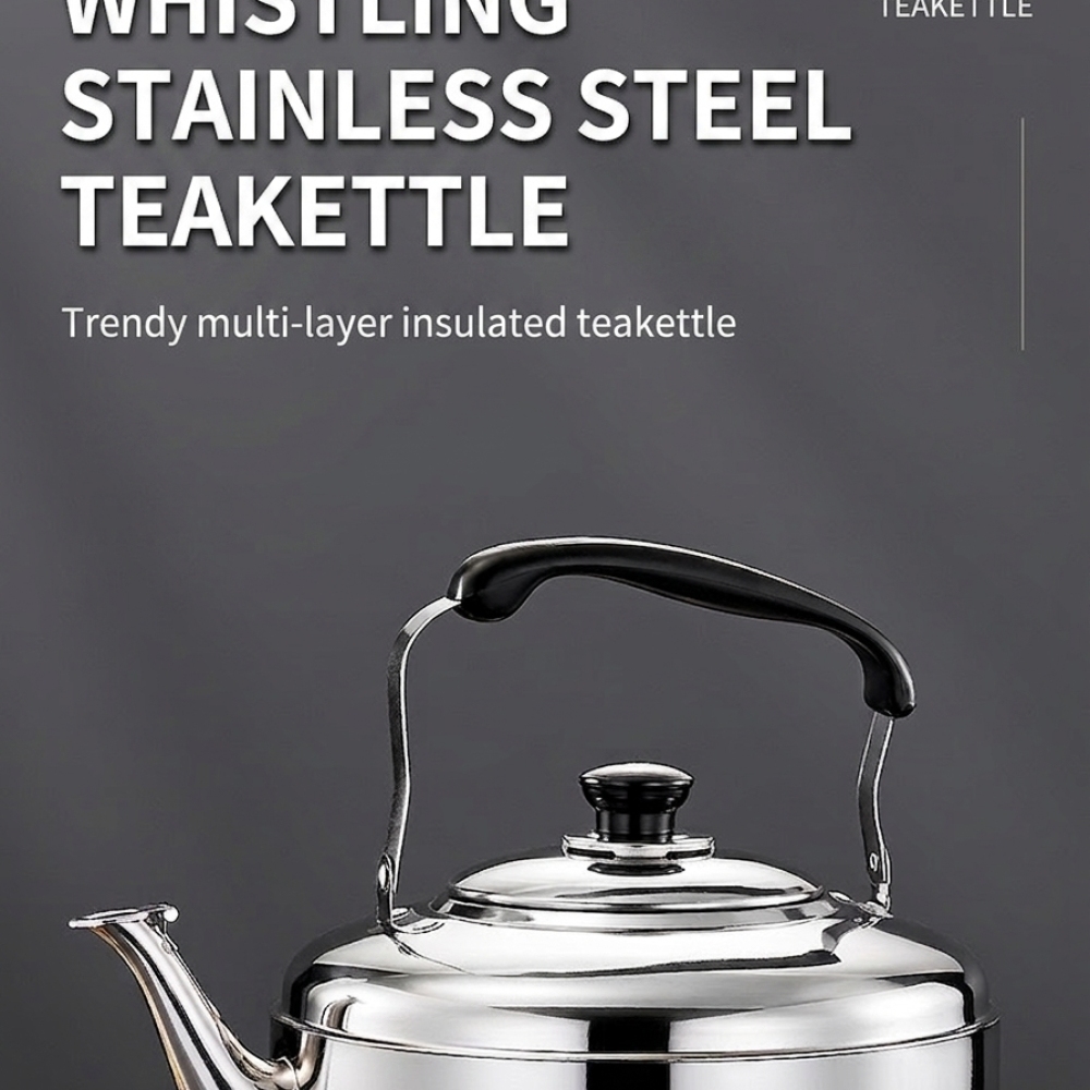 Camping Cooking Vessel - Czajnik z gwizdkiem o dużej pojemności,