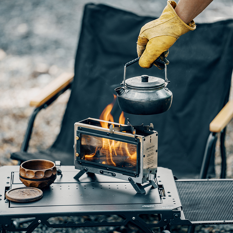 Campfire Cooking - Przenośna kuchenka na drewno Goout Springhill,