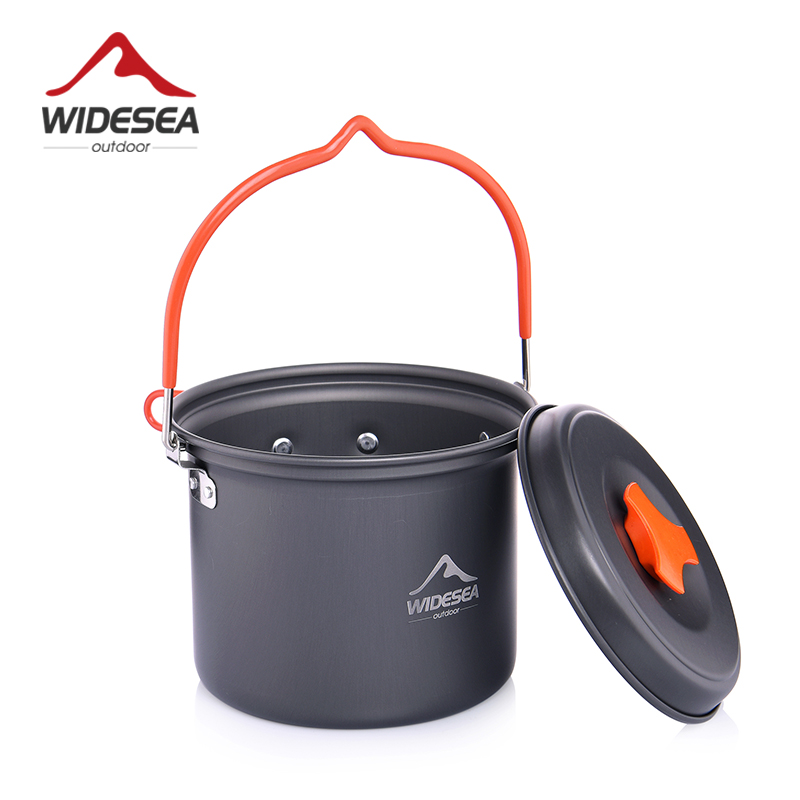 Camping Cooking Set 2 Person - Widesea artykuły kempingowe aluminium wisząca doniczka
