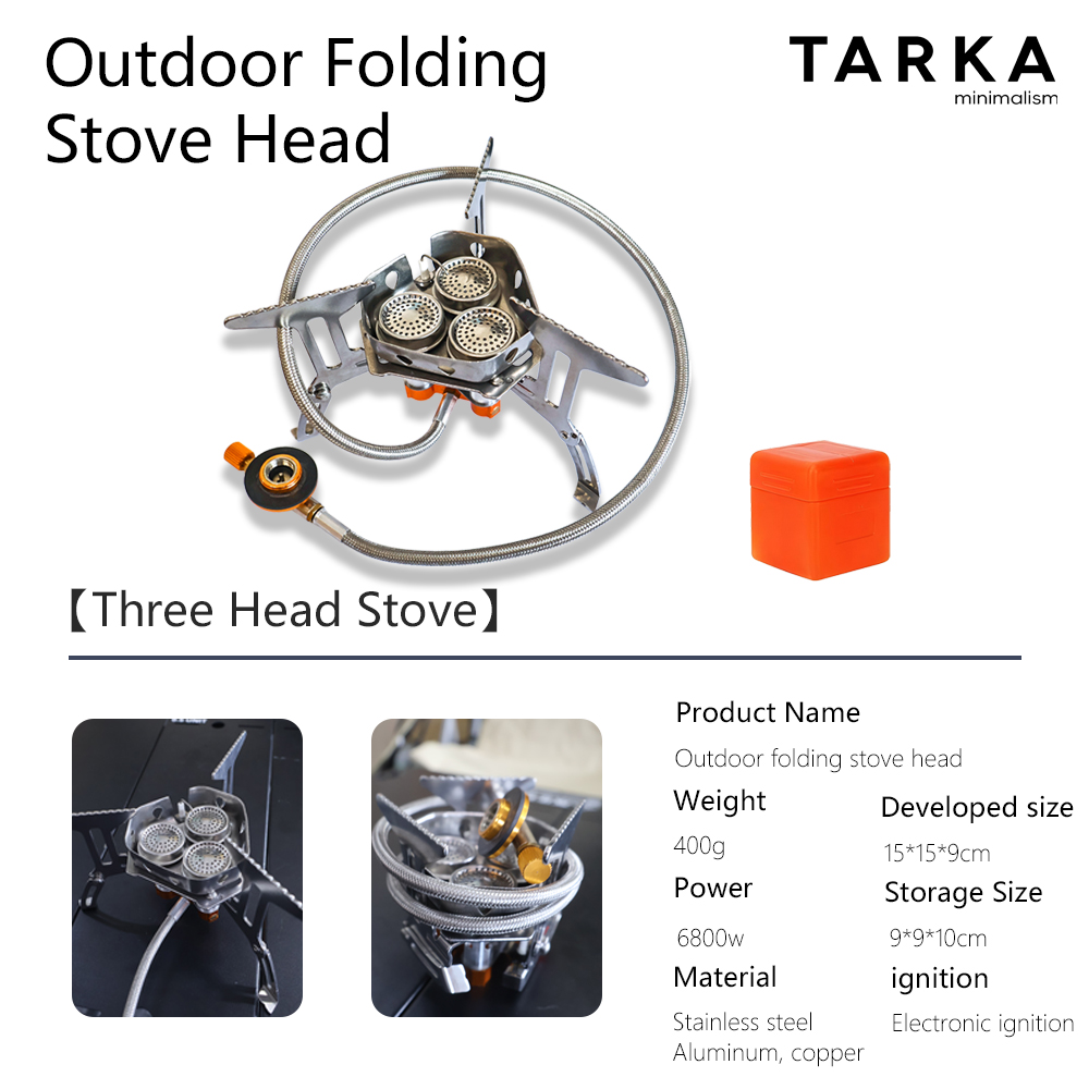 Campfire Cooking - Kuchenka gazowa TARKA 5800W z 3