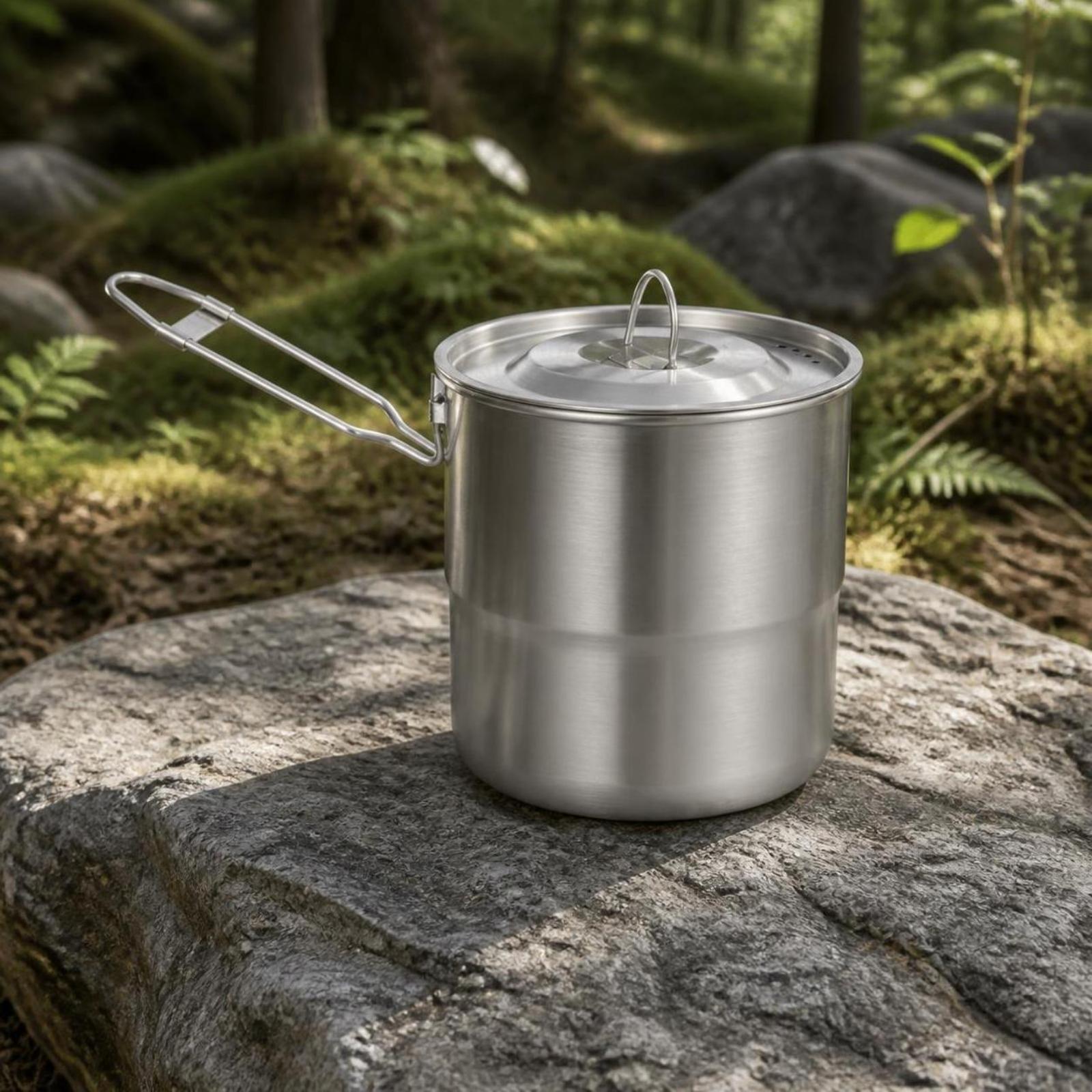 Garnek kempingowy do gotowania – Camping Cooking Pot With Lid recenzja i cena