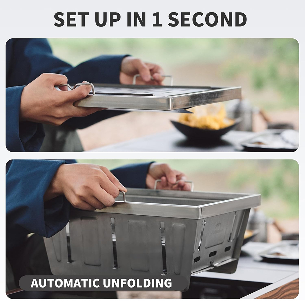 Grill węglowy Naturehike do st – Camping Cooking Table recenzja i cena