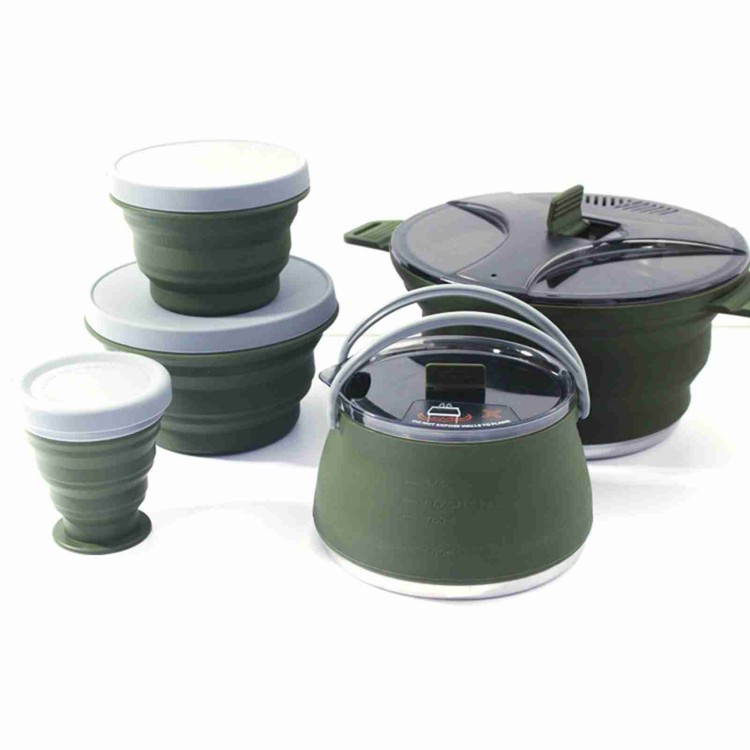 Zestaw składanych garnków Prze – Camping Cooking Set Compact recenzja i cena