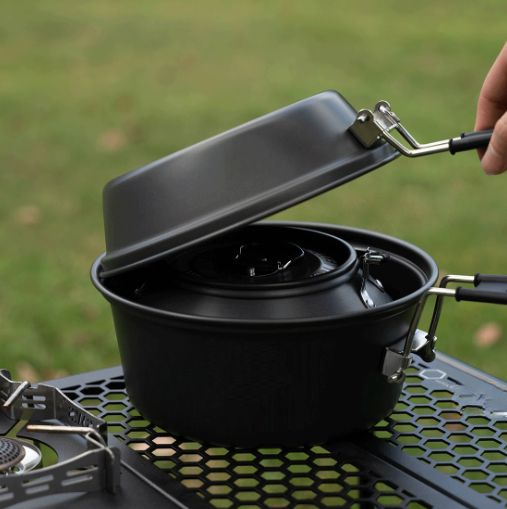 Lekki aluminiowy zestaw naczyń – Camping Cooking Pot recenzja i cena