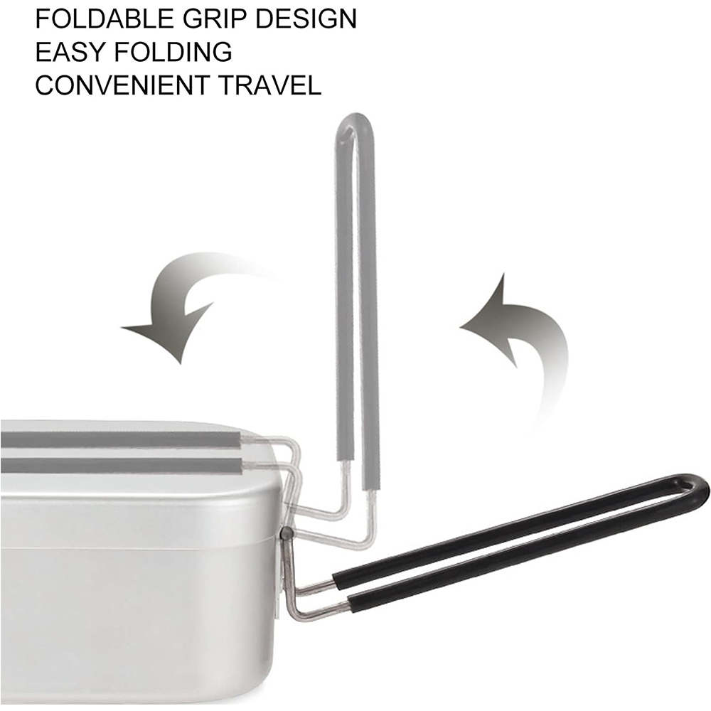 800ML Aluminiowe pudełka na lu – Camping Cooking Set Compact recenzja i cena