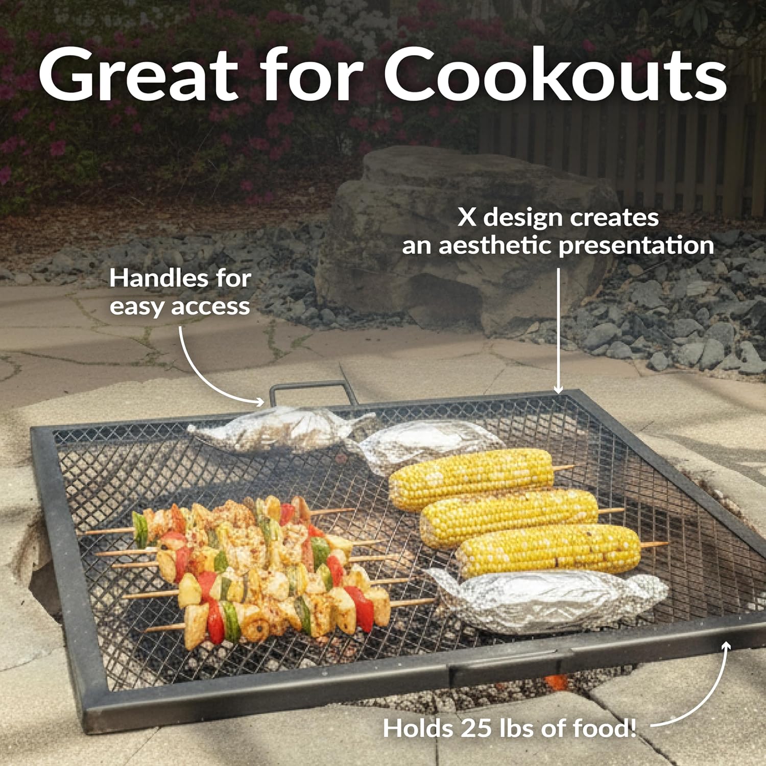 40-calowy kwadratowy, wytrzyma – Campfire Cooking recenzja i cena