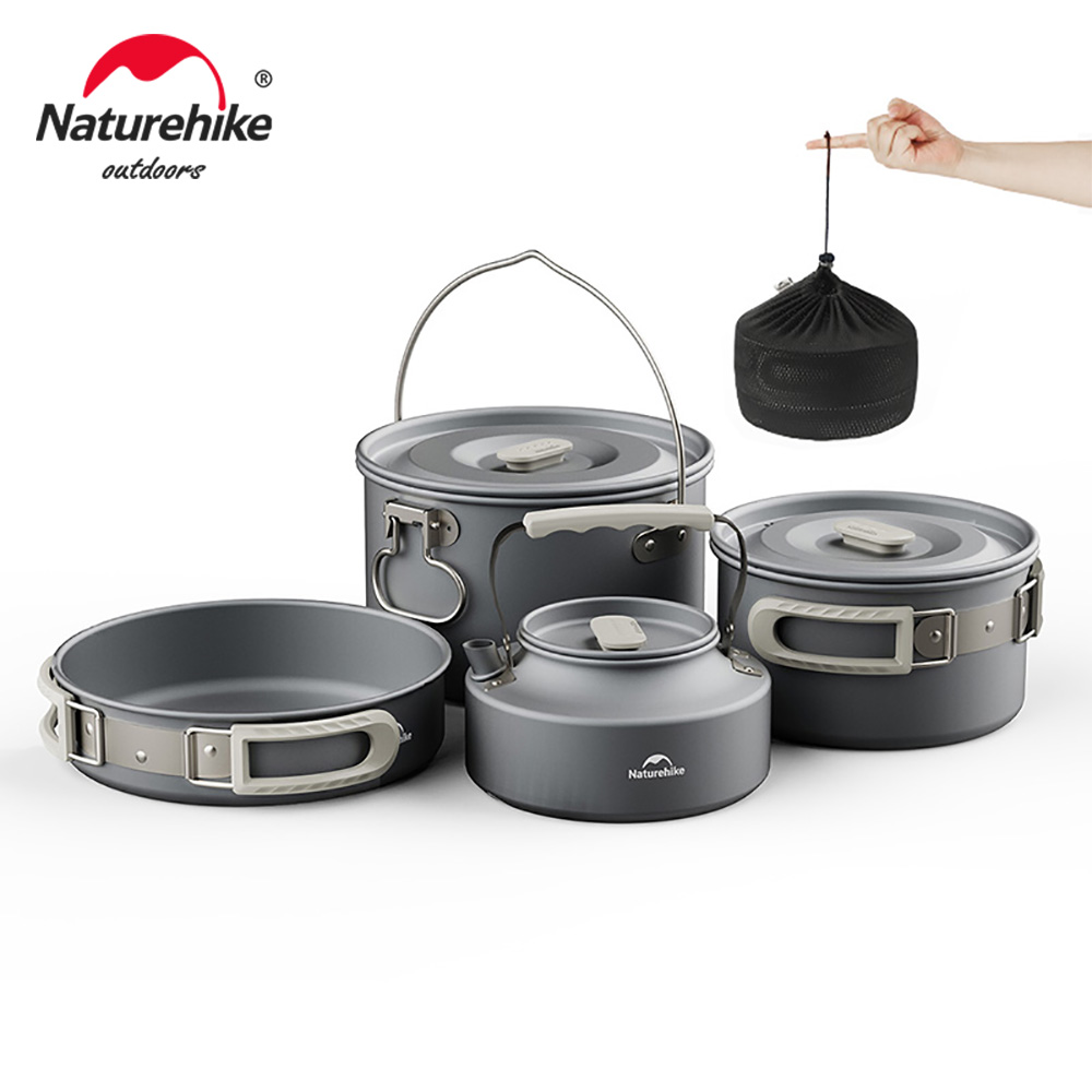 Naturehike Zestaw naczyń kempi – Camping Cooking Set 2 Person recenzja i cena