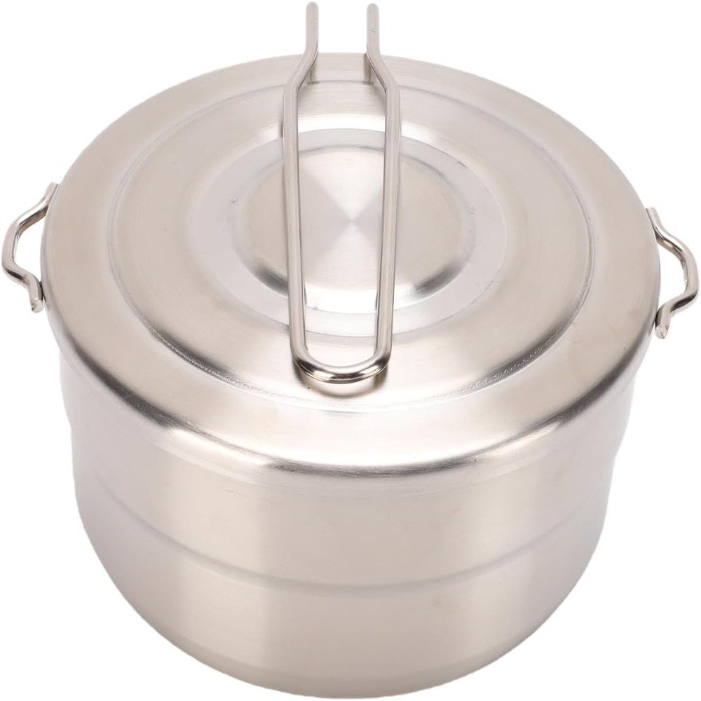 Przenośny garnek kempingowy o  – Camping Cooking Pot With Lid recenzja i cena