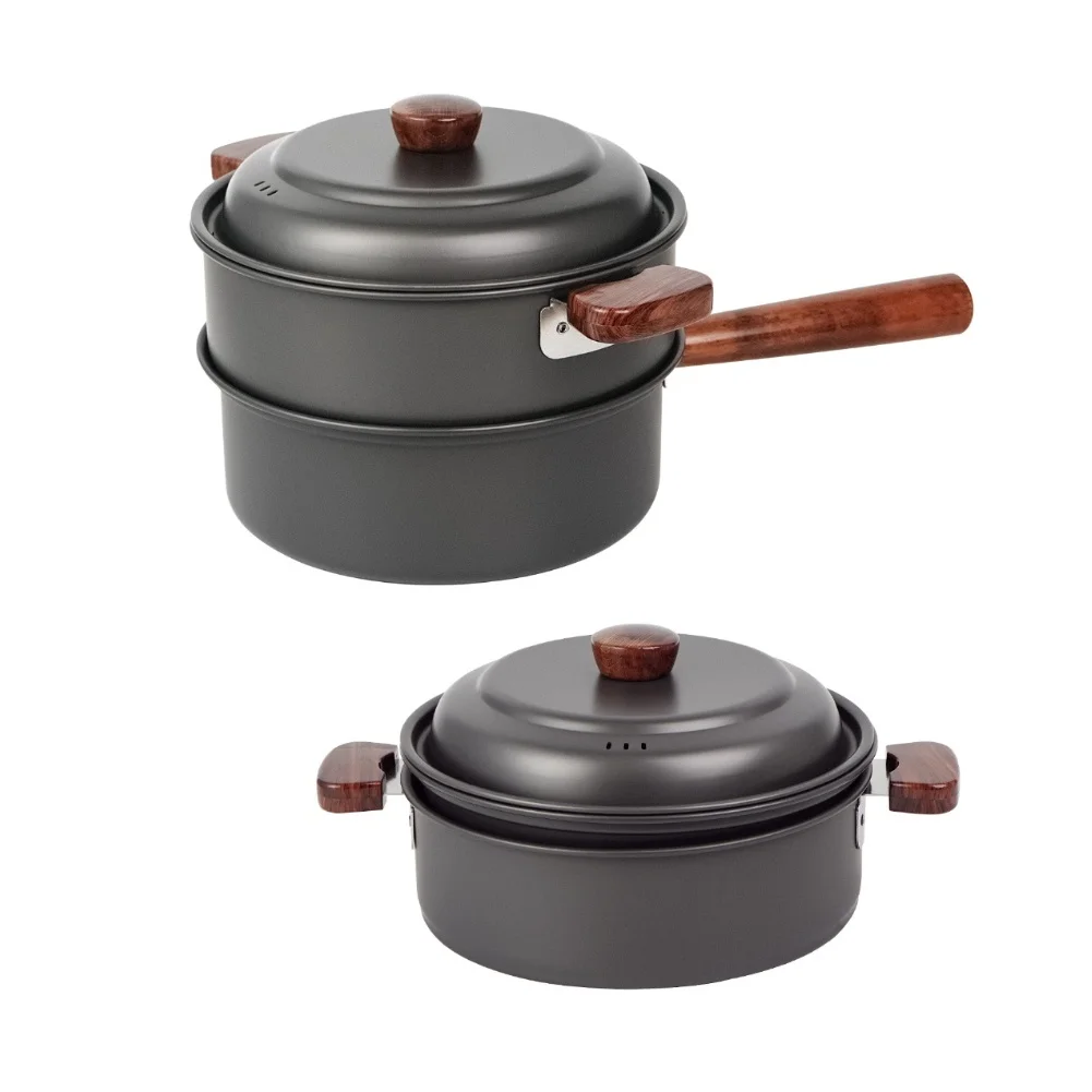 Zestaw garnków kempingowych 3L – Camping Cooking Pot With Lid recenzja i cena