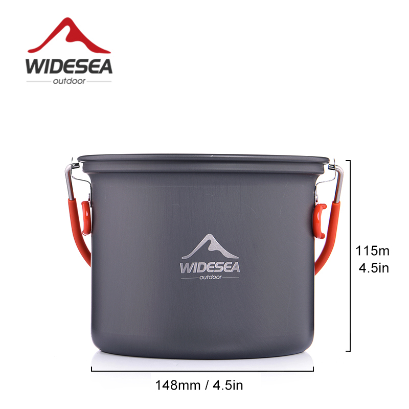 Widesea artykuły kempingowe al – Camping Cooking Set 2 Person recenzja i cena