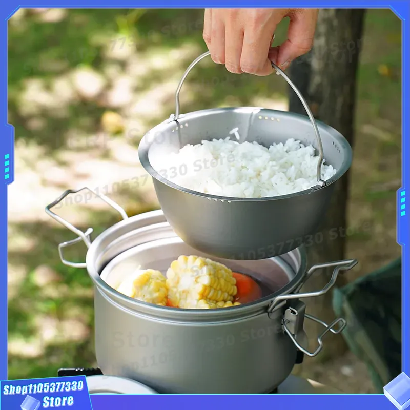 Garnek kempingowy z czystego t – Camping Cooking Vessel recenzja i cena