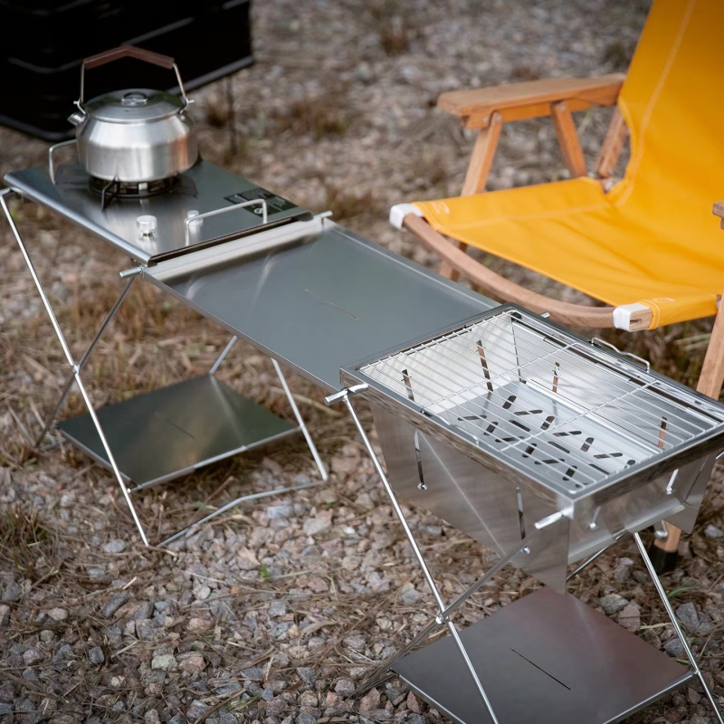 Składany stół piknikowy ze sta – Camping Cooking Table recenzja i cena